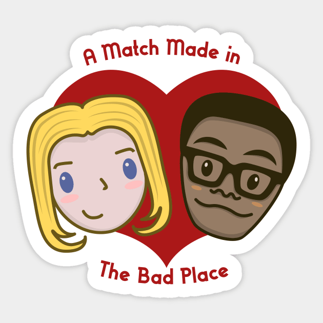 Chileanor - The Good Place Sticker by sadsquatch